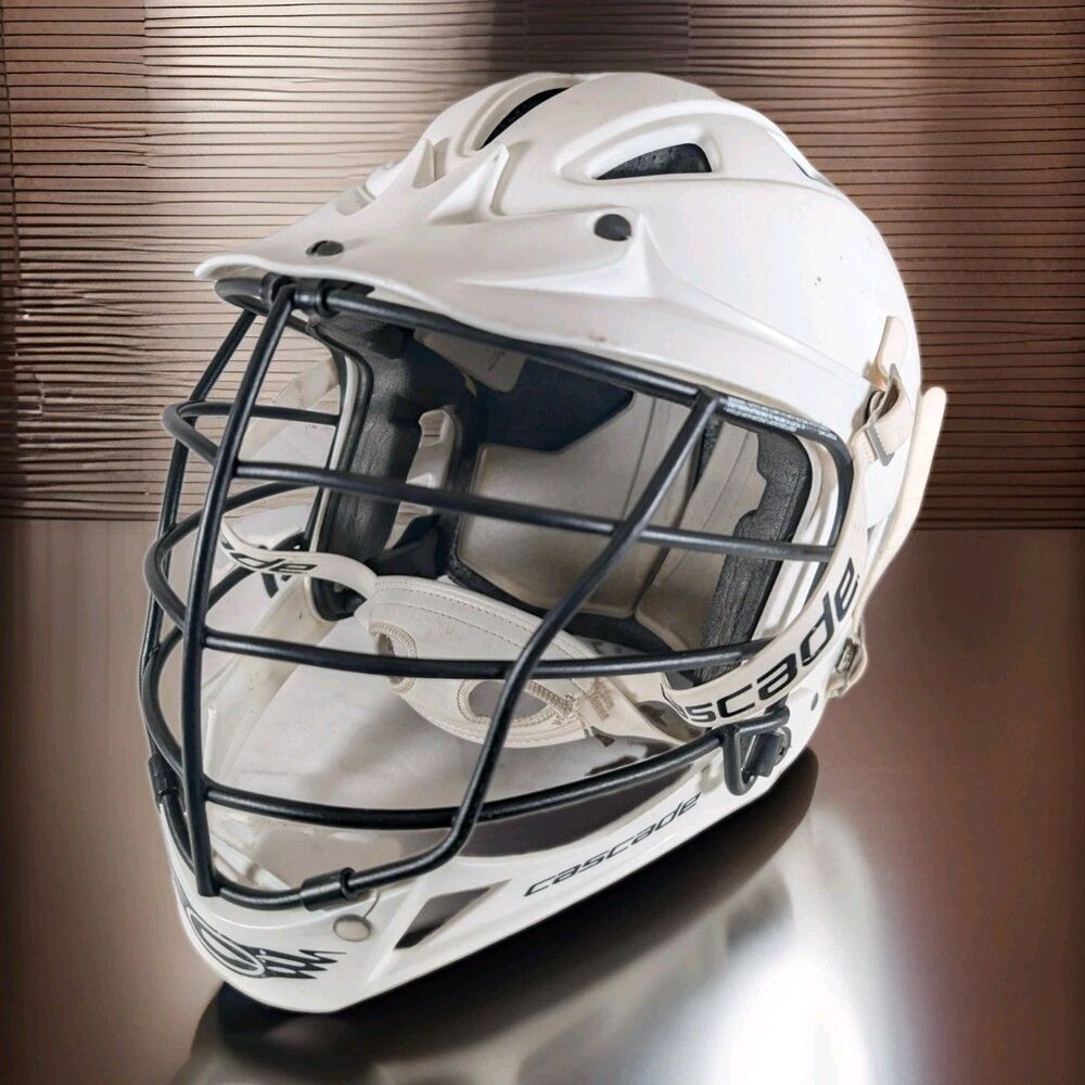 Cascade CPV-R Youth Lacrosse Helmet XS-R Chin Strap White Black Face Mask NOCSAE